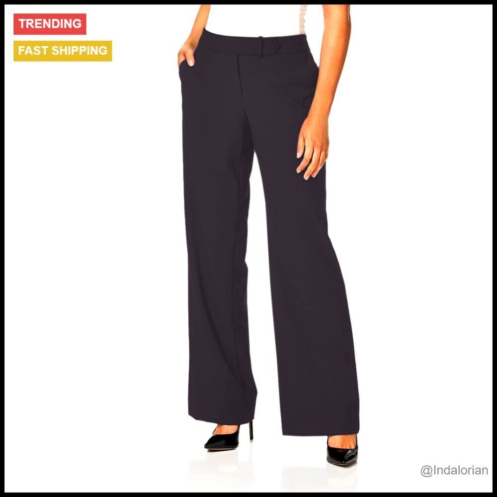 Modern Fit Suit Pant Straight Leg Trouser Style Professional Office Wear